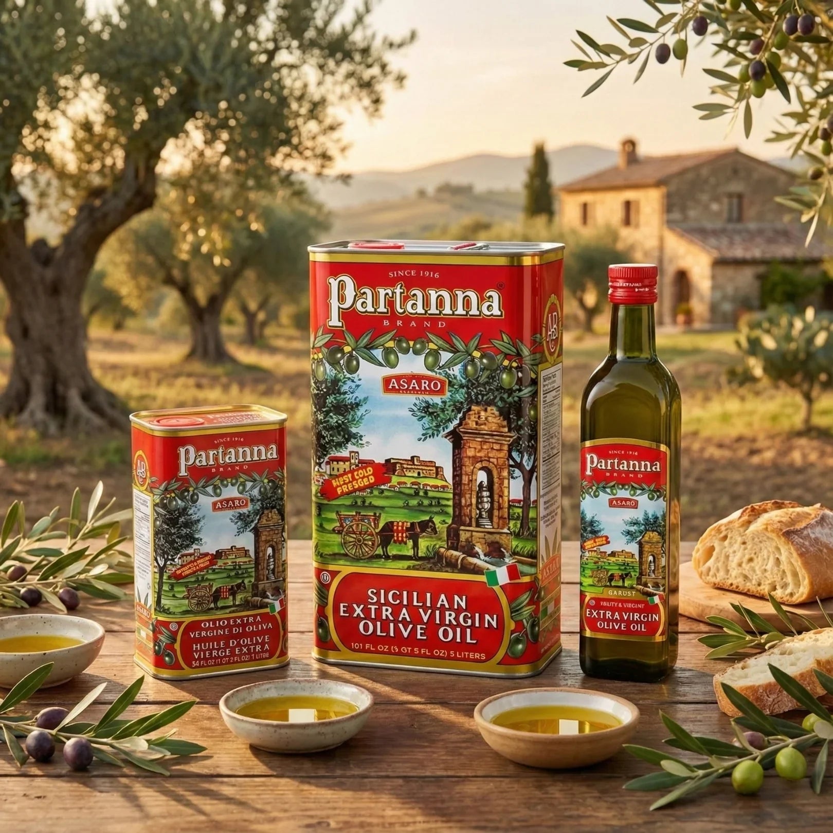 Partanna Olive Oil: The Story Behind Authentic Extra Virgin Olive Oil ...