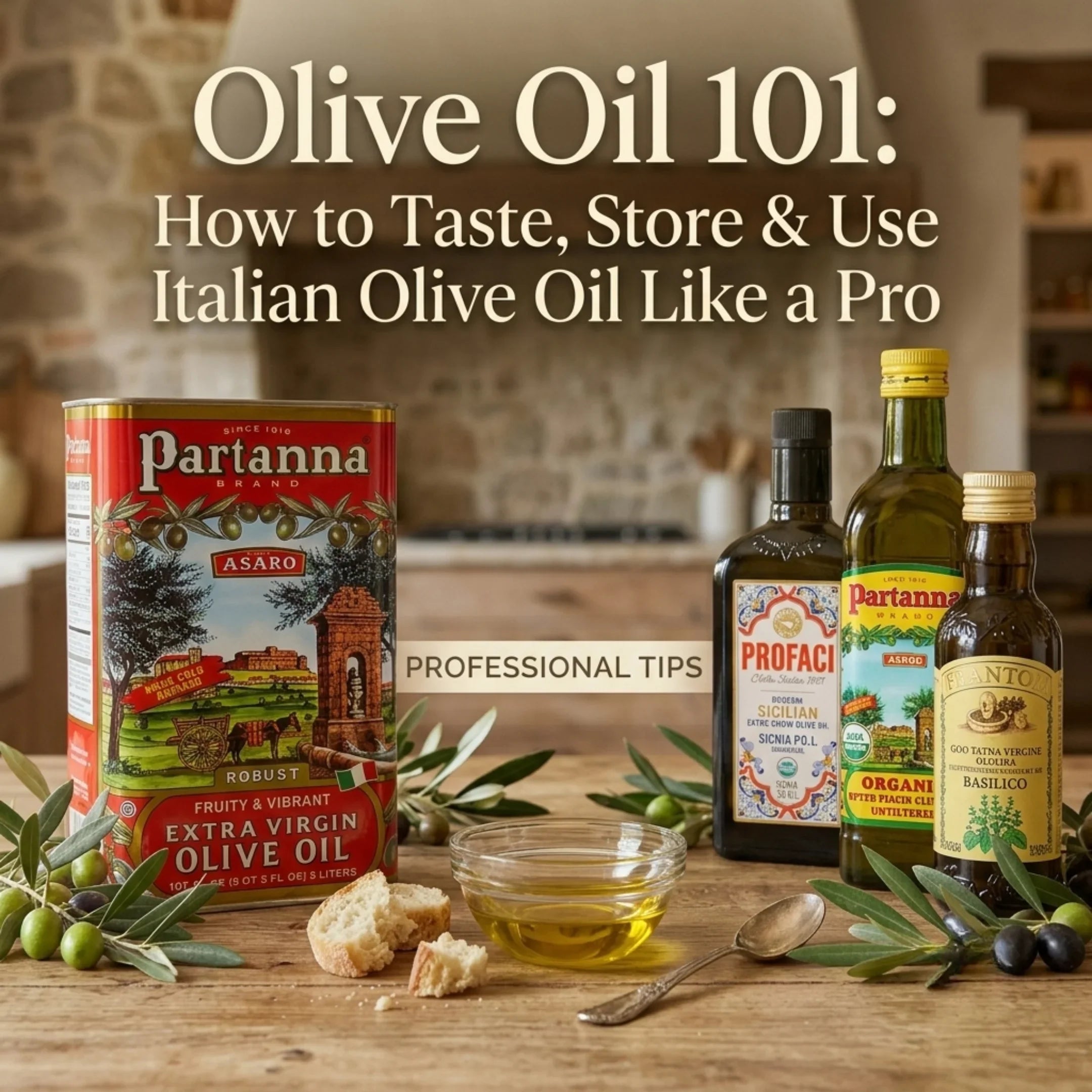 Olive Oil 101: How to Taste, Store & Use Italian Olive Oil Like a Pro