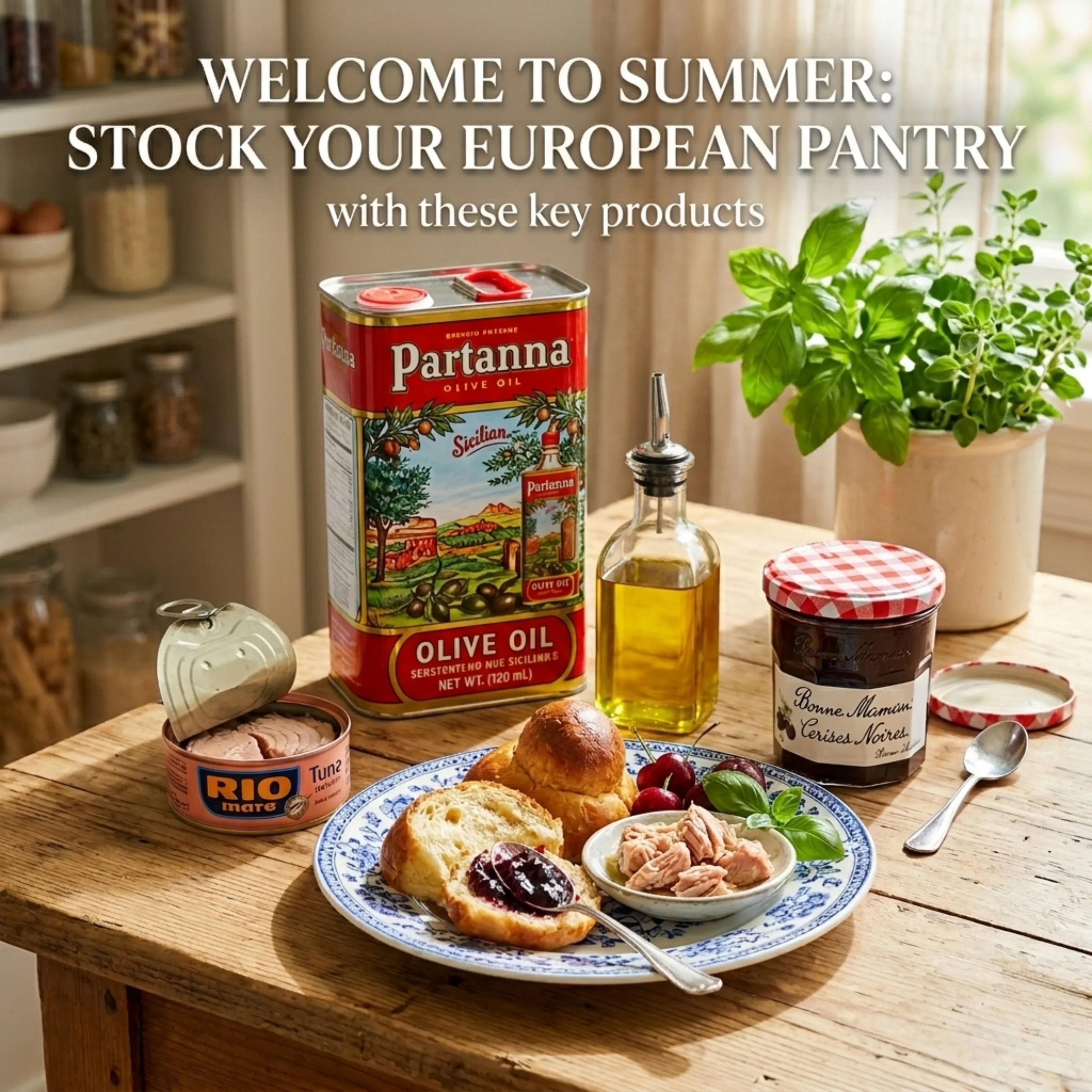 Welcome to Summer: Stock Your European Pantry for the Season