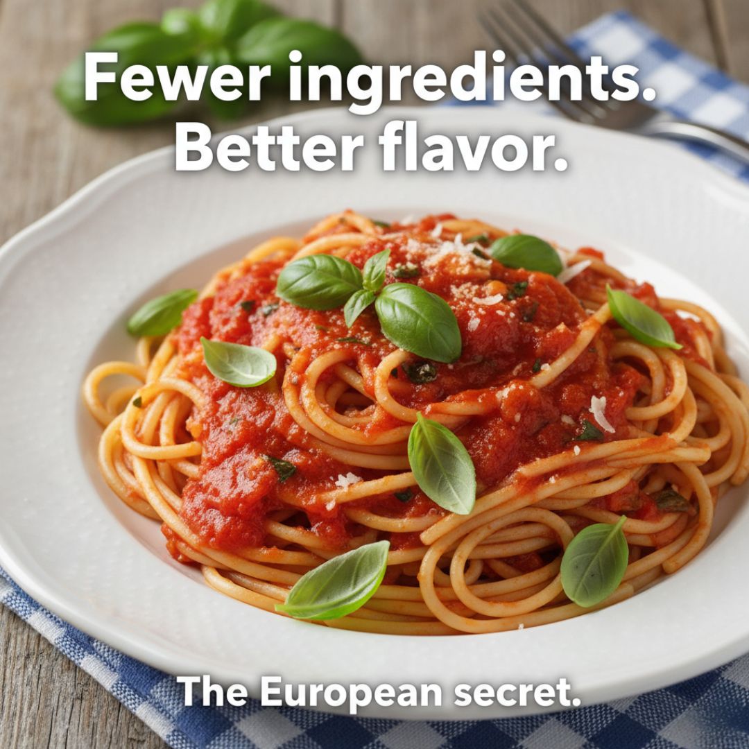 Why Europeans Use Fewer Ingredients (and Get Better Flavor)