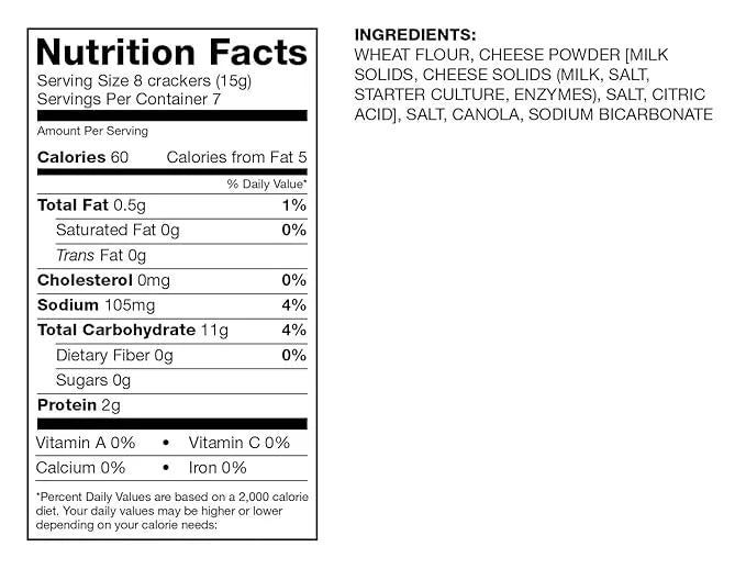 2’s Company Original Wafer Crackers for Cheese – 3.5 oz