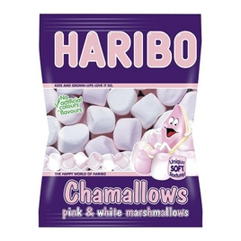 Haribo Chamallows – Pink & White Marshmallows, 3.5 oz Bag
