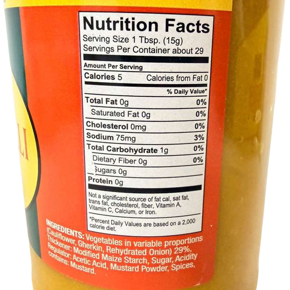 Norfolk Manor Piccalilli Relish – 15.52 oz (440g)
