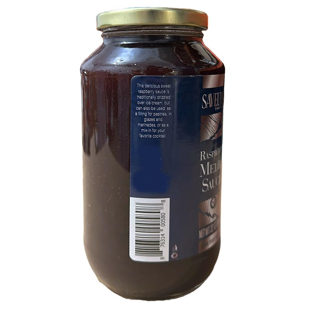Saveurs Raspberry Melba Sauce – 32 oz (907 g)