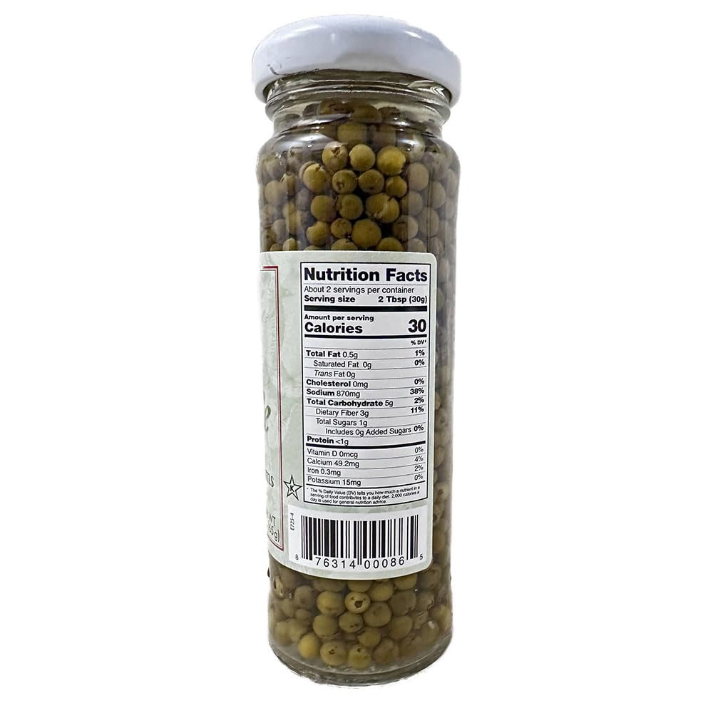 La Caperelle Spanish Green Peppercorns in Brine 3.5 oz (12-pack)