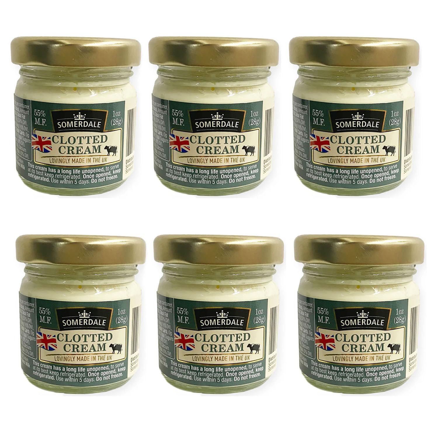 Somerdale Clotted Cream 1.00 oz (6-pack)
