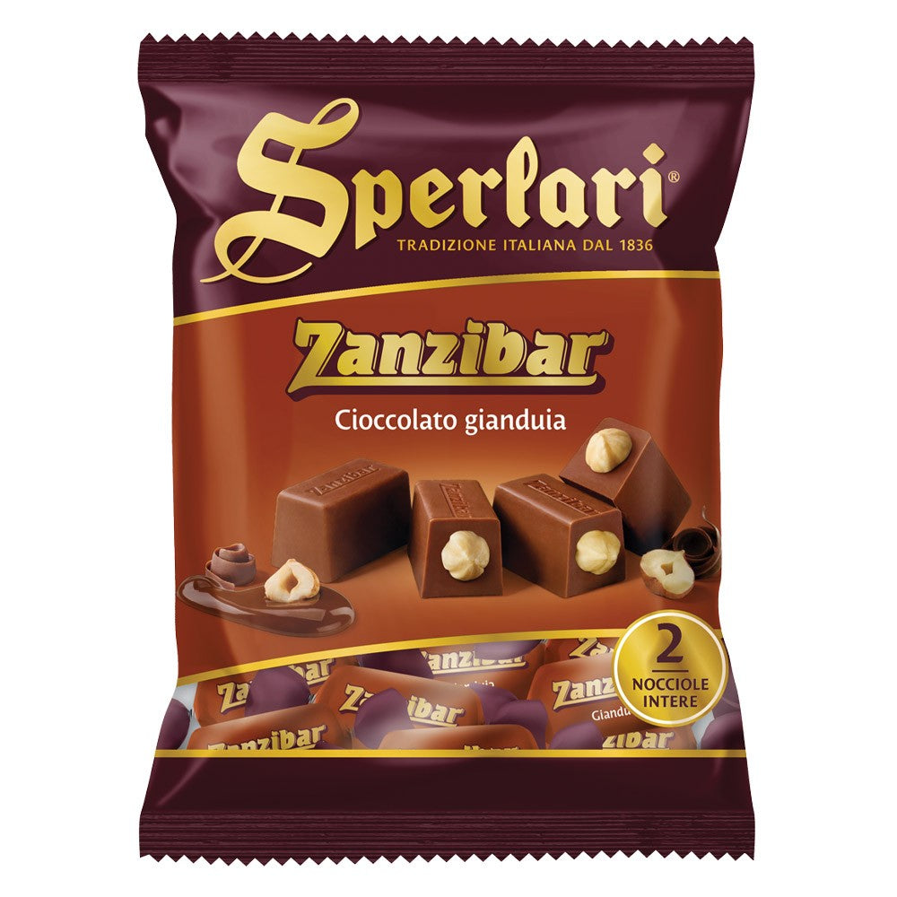 Sperlari Zanzibar Chocolate Bites with Hazelnut 4.1 oz