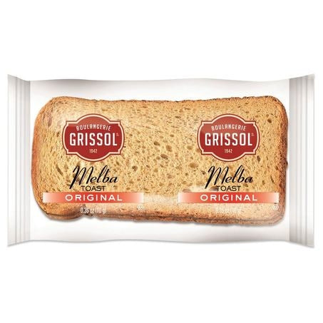 Grissol Plain Melba Toast 2 CT (320-pack Case)