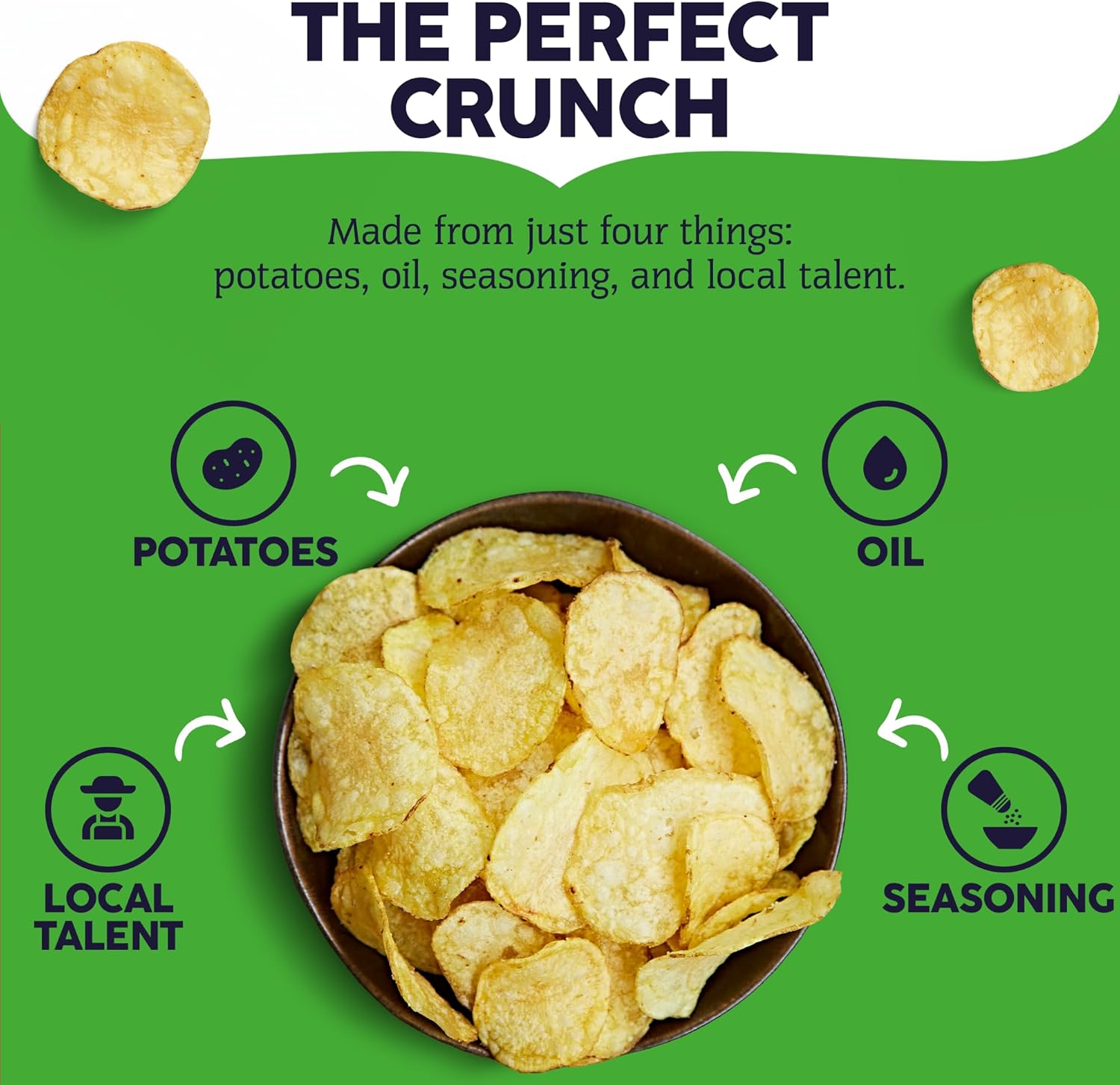 Burts Sea Salt & Malt Vinegar Potato Chips 1.4 oz (20-pack)