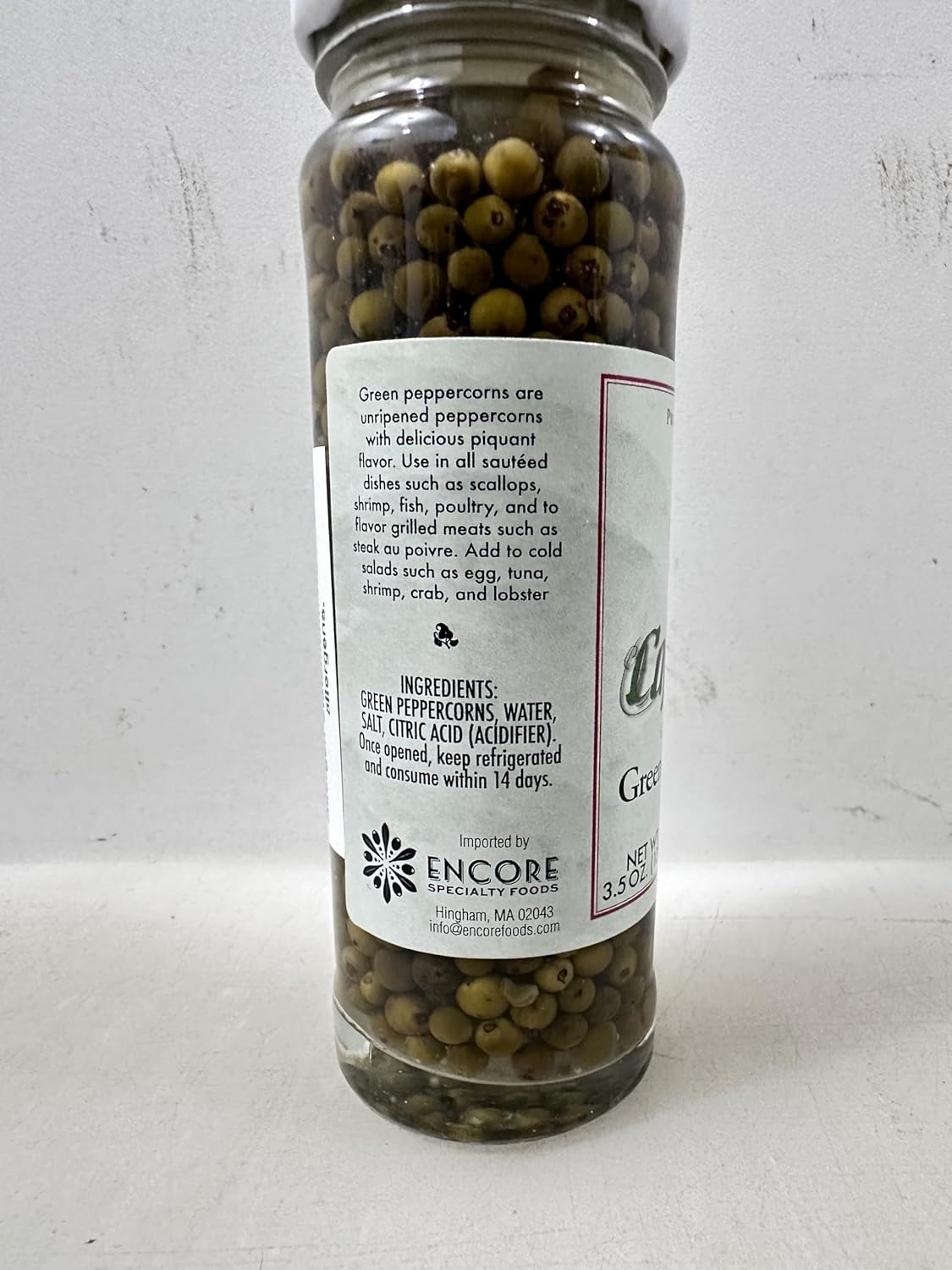 La Caperelle Spanish Green Peppercorns in Brine 3.5 oz (12-pack)