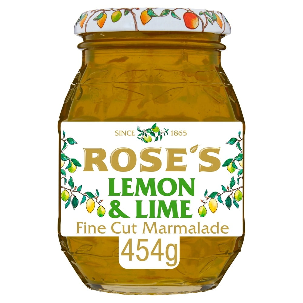 Rose's Lemon & Lime Fine Cut Marmalade – 454g Jar