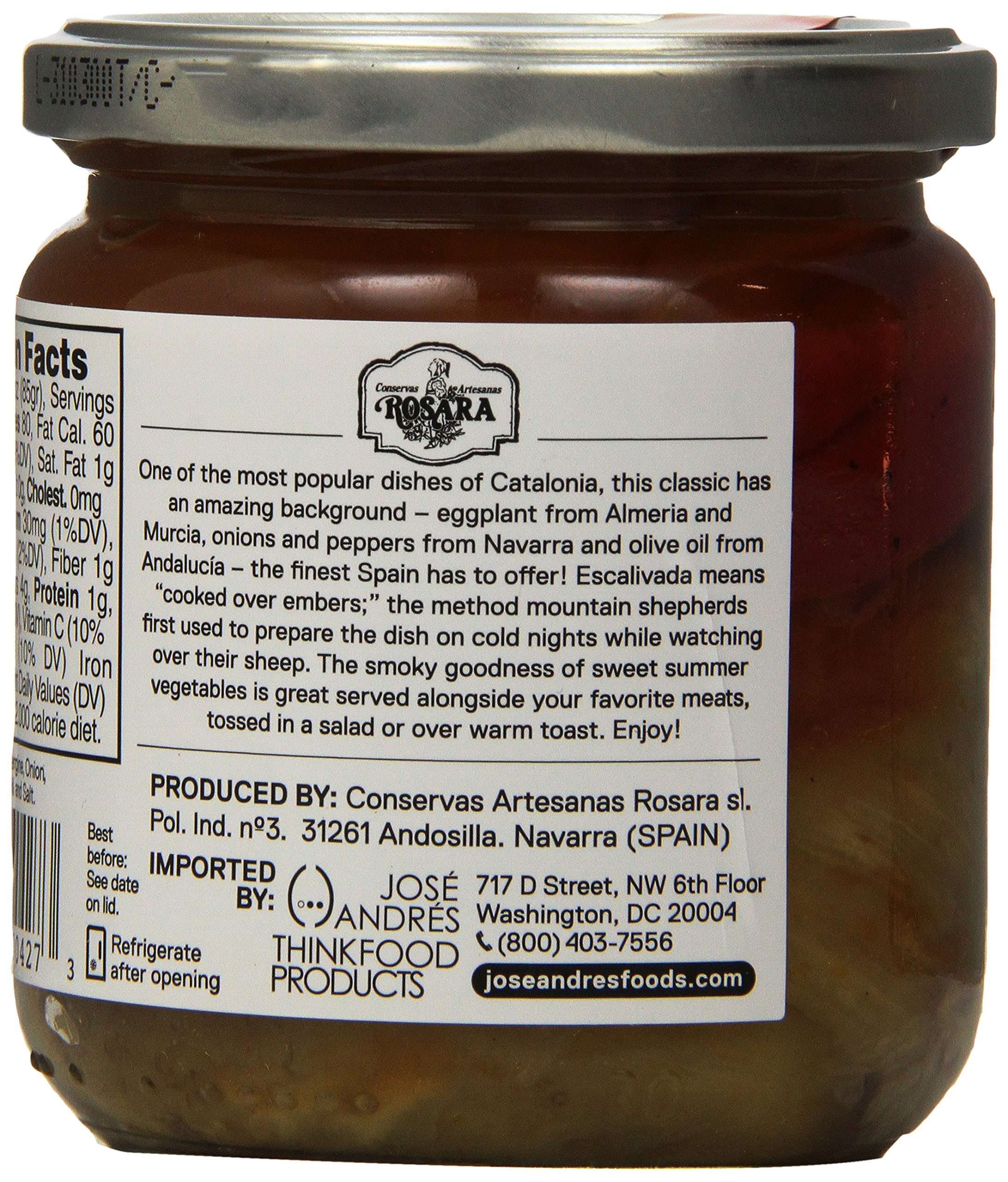 José Andrés Escalivada – 12.2 oz | Spanish Roasted Eggplant, Peppers & Onions in Olive Oil