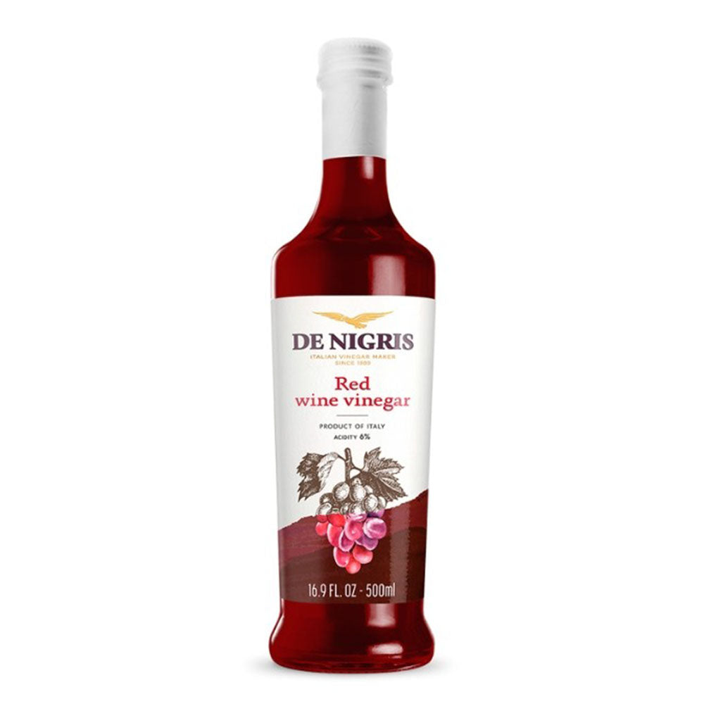 De Nigris Aged Italian Red Wine Vinegar (6% Acidity) – 16.9 oz