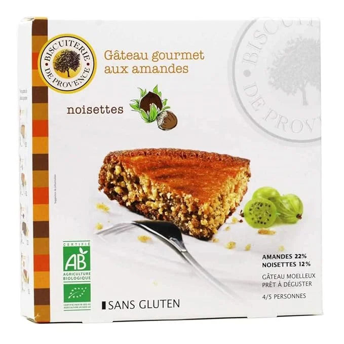 Biscuiterie de Provence Organic Hazelnut Almond Cake – Gluten-Free – 8 oz (225 g)