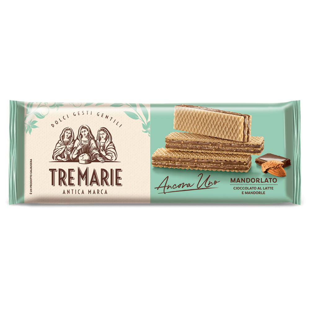 Tre Marie Almond and Chocolate Cream Wafer – 4.93 oz (140 g)