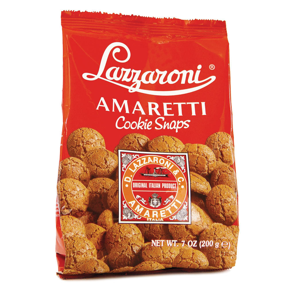 Lazzaroni Amaretti Cookie Snaps – 7 oz Bag