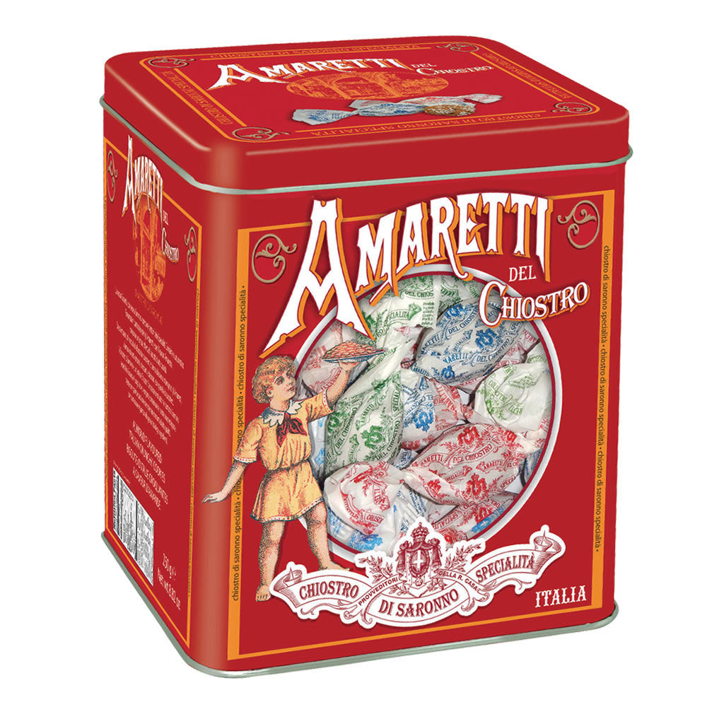 Chiostro Amaretti Macaron Cookies – 8.82 oz Gift Tin