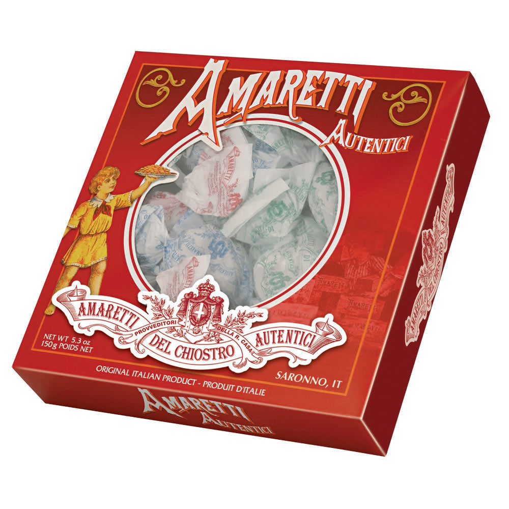 Chiostro Amaretti Macaron Cookies – 5.3 oz Window Box