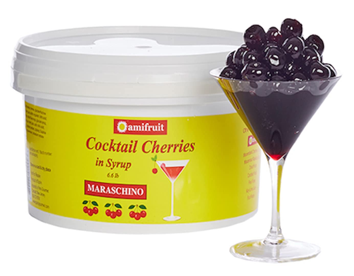 Amifruit Maraschino Cherries 6.6 LB