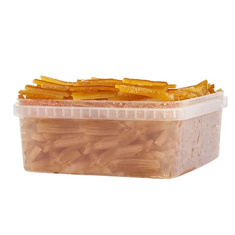 Amifruit Candied Orange Peel Strips – 2.2 lbs | Kosher, Gluten-Free, Ready to Eat