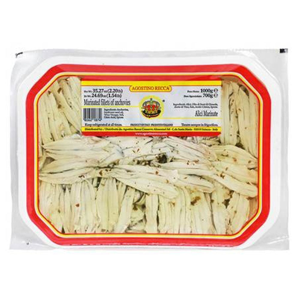 Recca Marinated White Anchovies (Boquerones) - 1 KG (2.20 LB)