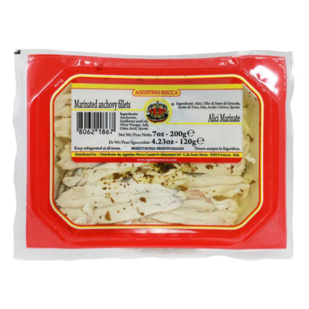 Recca Marinated White Anchovies (Boquerones) - 7 oz