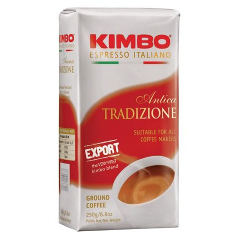 Kimbo Antica Tradizione Ground Espresso Coffee – 8.5 oz Brick