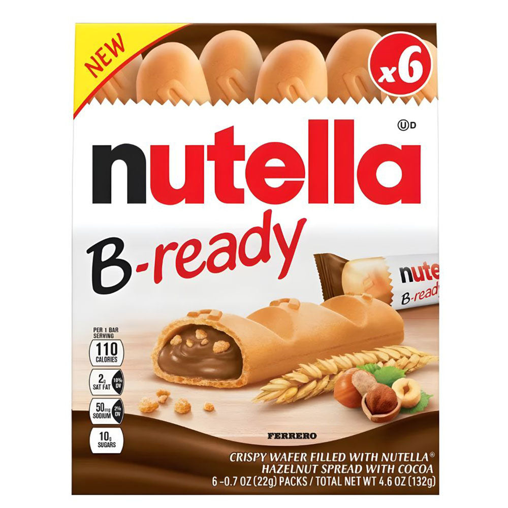 Ferrero Nutella B-Ready – 6 Count Pack (4.6 oz)