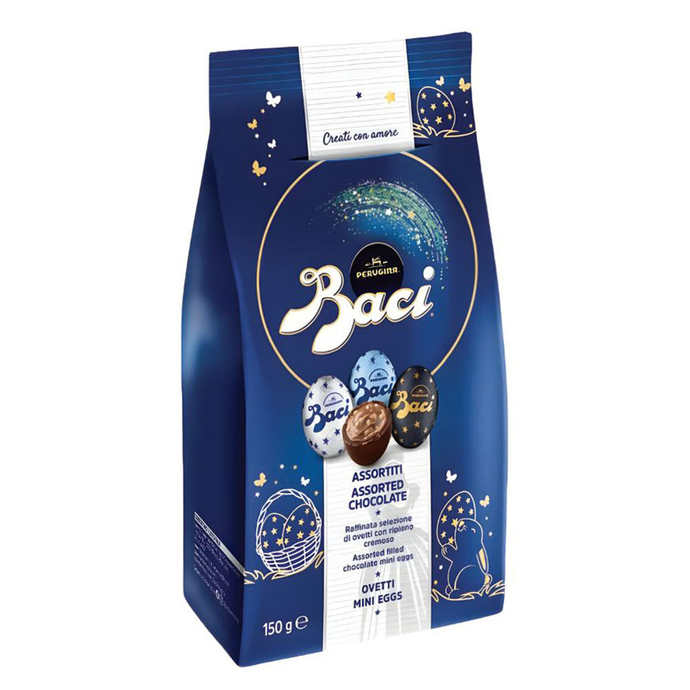 Perugina Baci Assorted Mini Easter Eggs – Hazelnut Chocolate (5.3 oz)