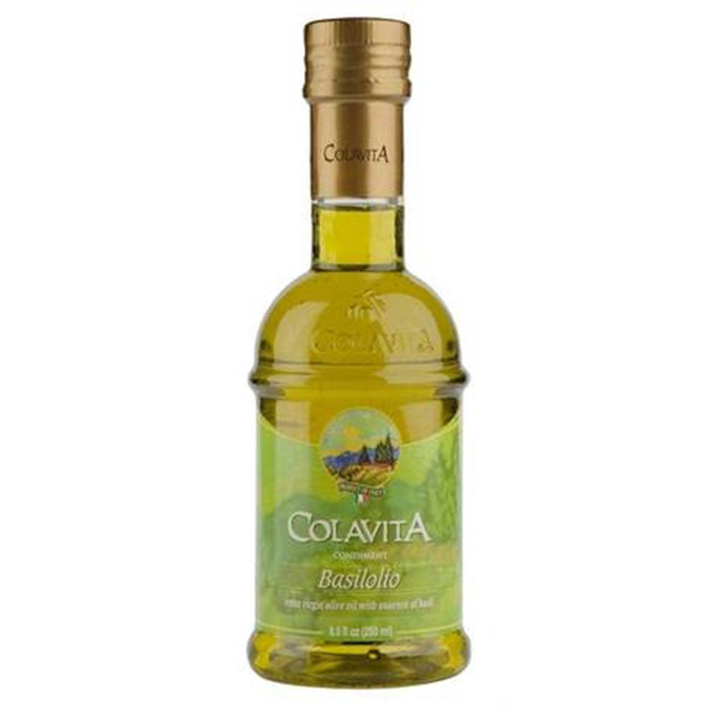 Colavita Basilolio – Basil Infused Extra Virgin Olive Oil, 8.5 oz