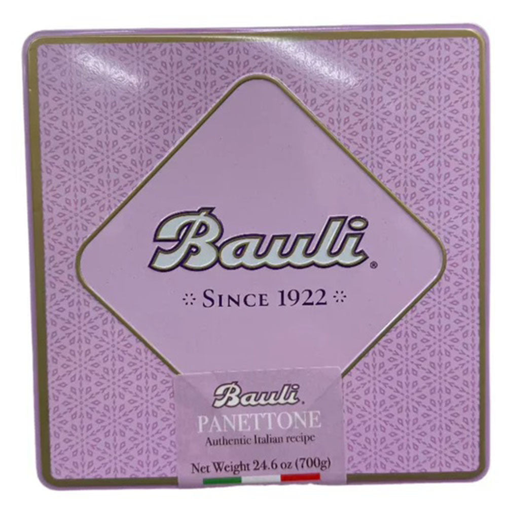 Bauli Classic Panettone Cake in Decorative Tin – Italian Holiday Gift (24.69 oz)