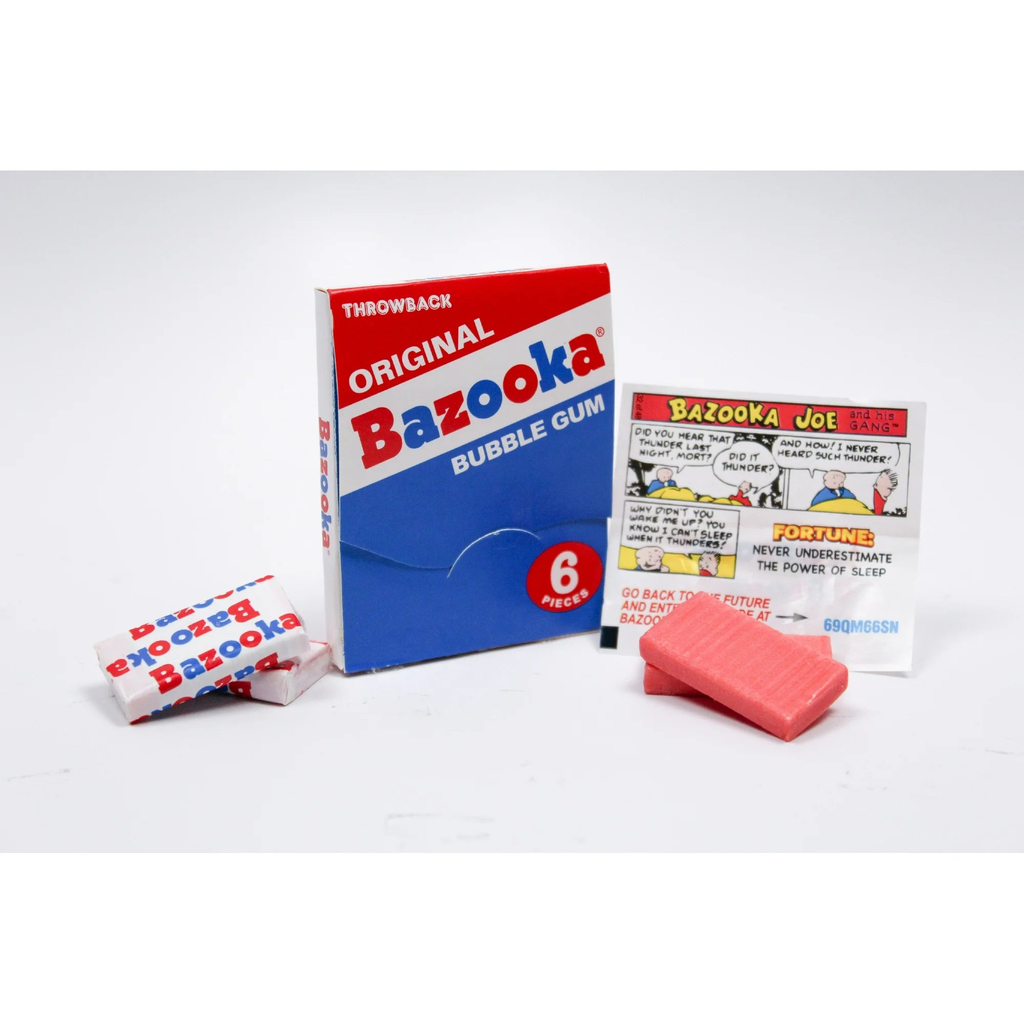 Bazooka Original Bubble Gum – Nostalgia Mini Wallet, 6 Pieces