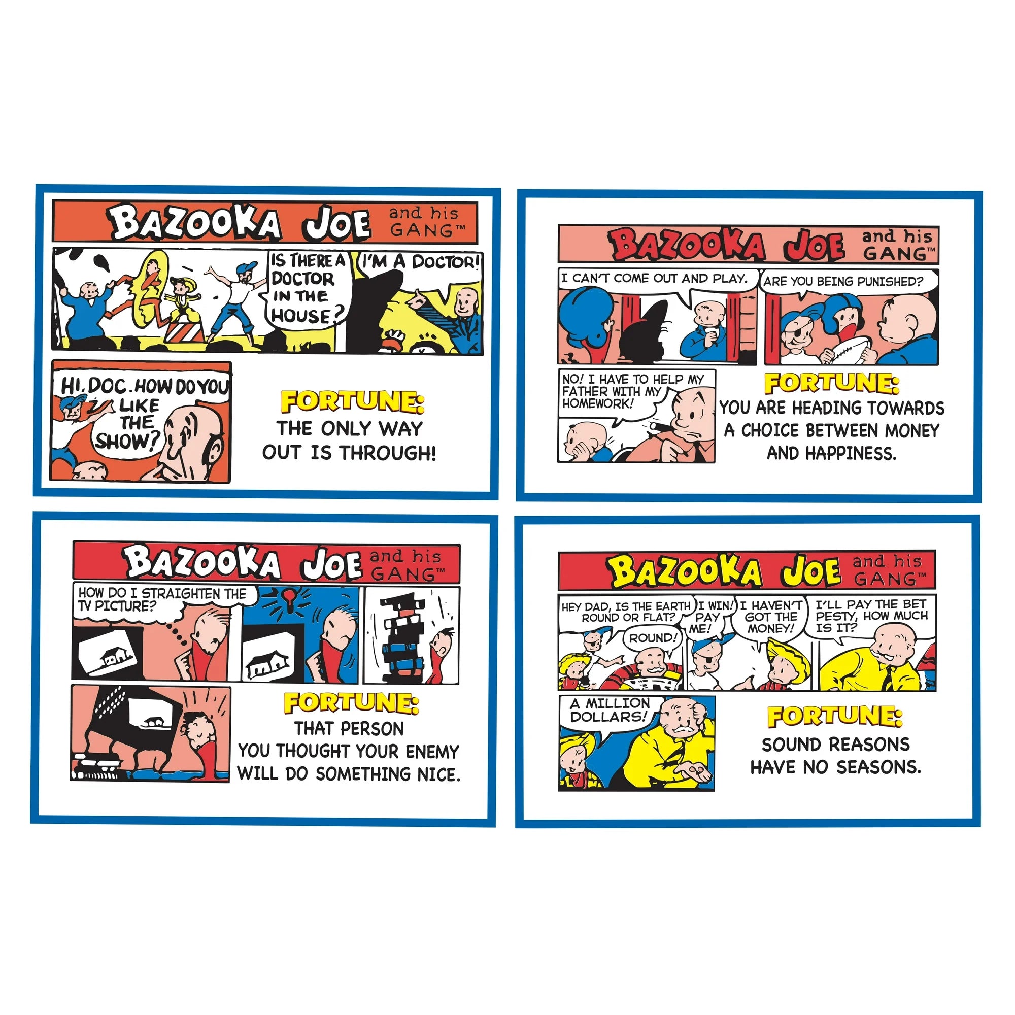 Bazooka Original Bubble Gum – Nostalgia Mini Wallet, 6 Pieces