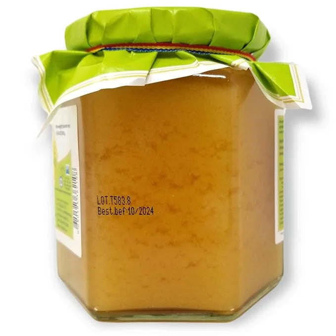 Belevini Linden Raw Honey – Pure, Unpasteurized Natural Honey from Romania – 500g/17.64 oz