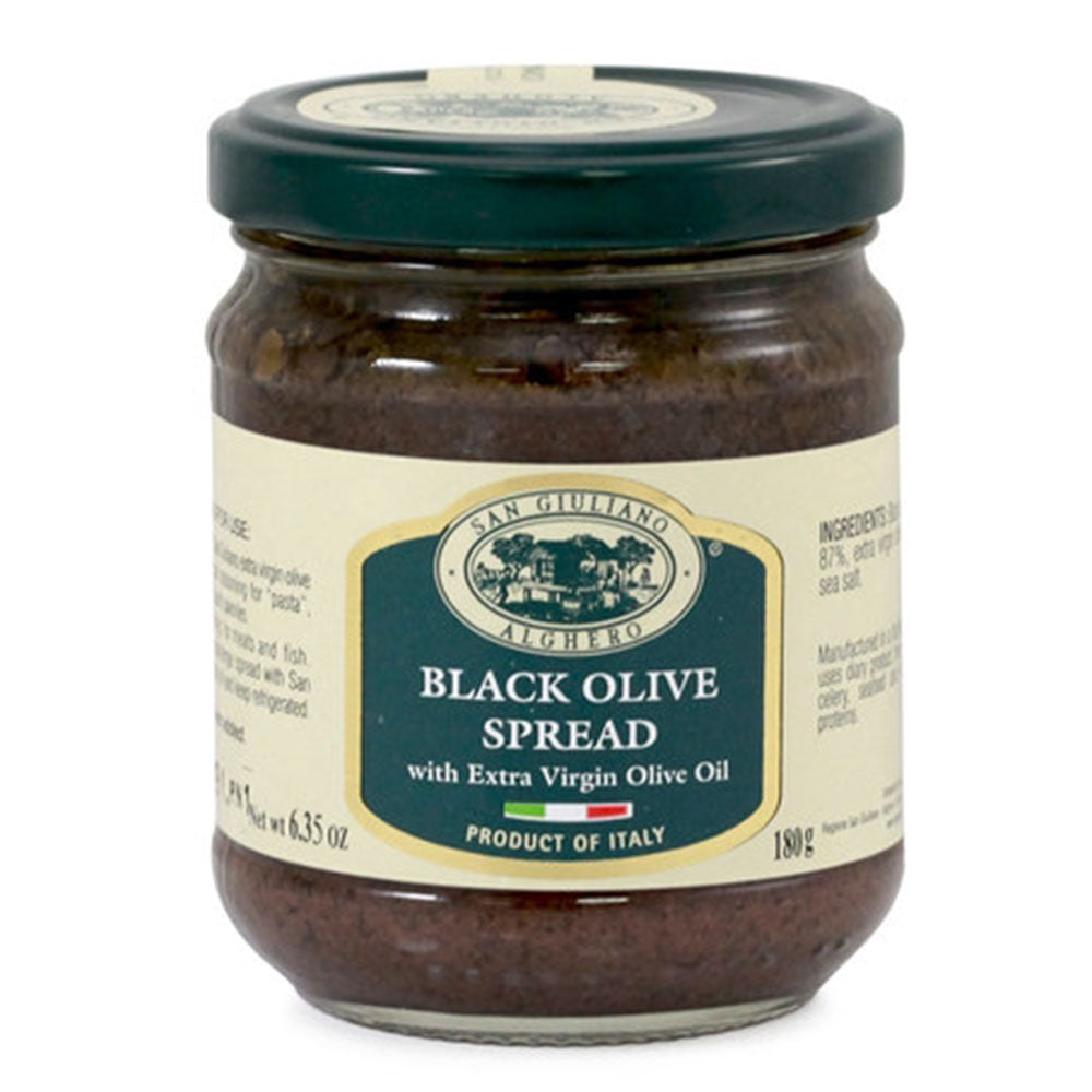 San Giuliano Black Olive Tapenade Spread - 6.35 oz Jar
