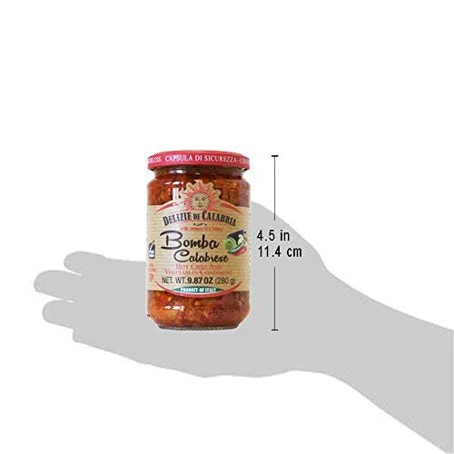 Bomba Calabrese – Hot Chili & Vegetable Condiment, 9.87 oz (Italy)