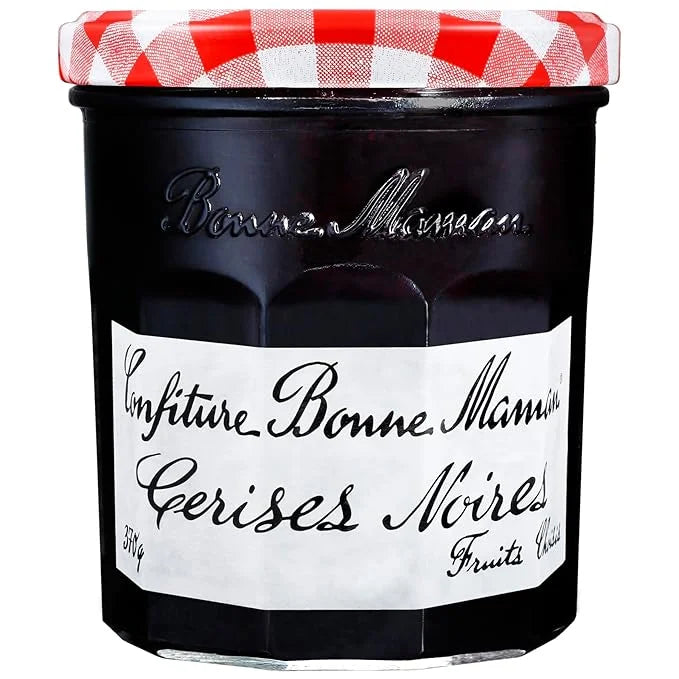 Bonne Maman Cerises Noires – Black Cherry Jam – 13 oz (370 g)