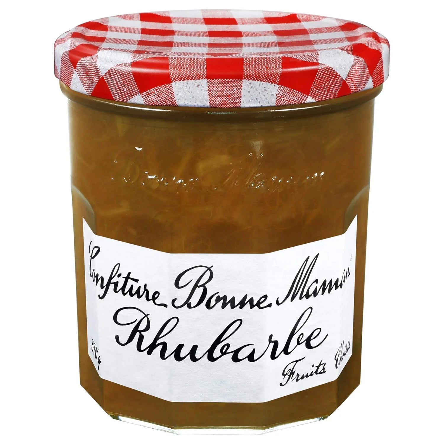 Bonne Maman Rhubarb Jam – Authentic French Preserve, 370g