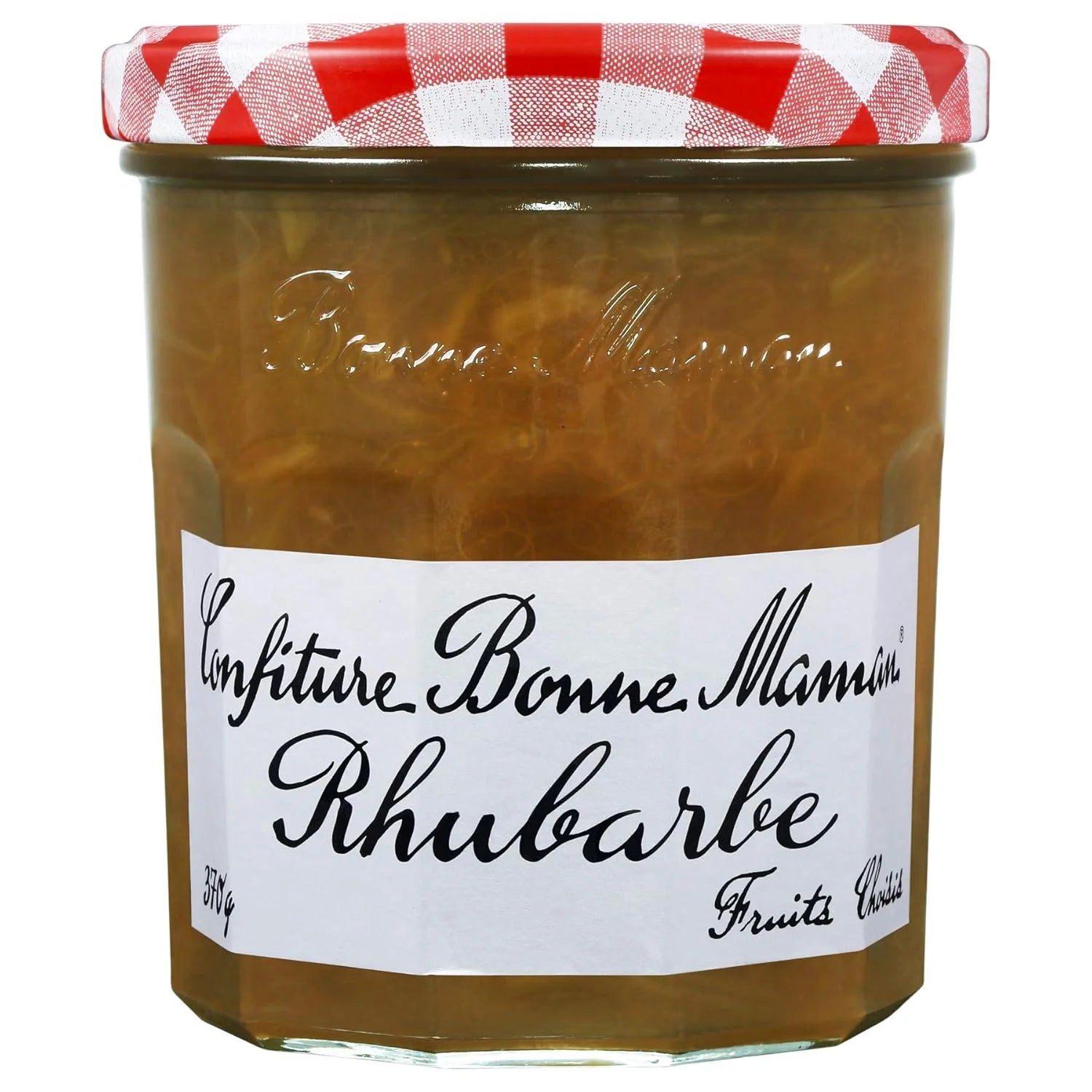Bonne Maman Rhubarb Jam – Authentic French Preserve, 370g