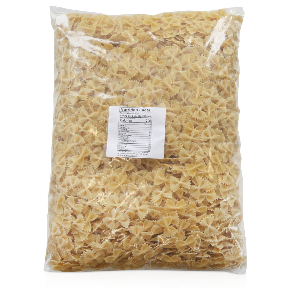 Indigo Bow Ties Pasta (Farfalle) - 10 LB Bulk Bag