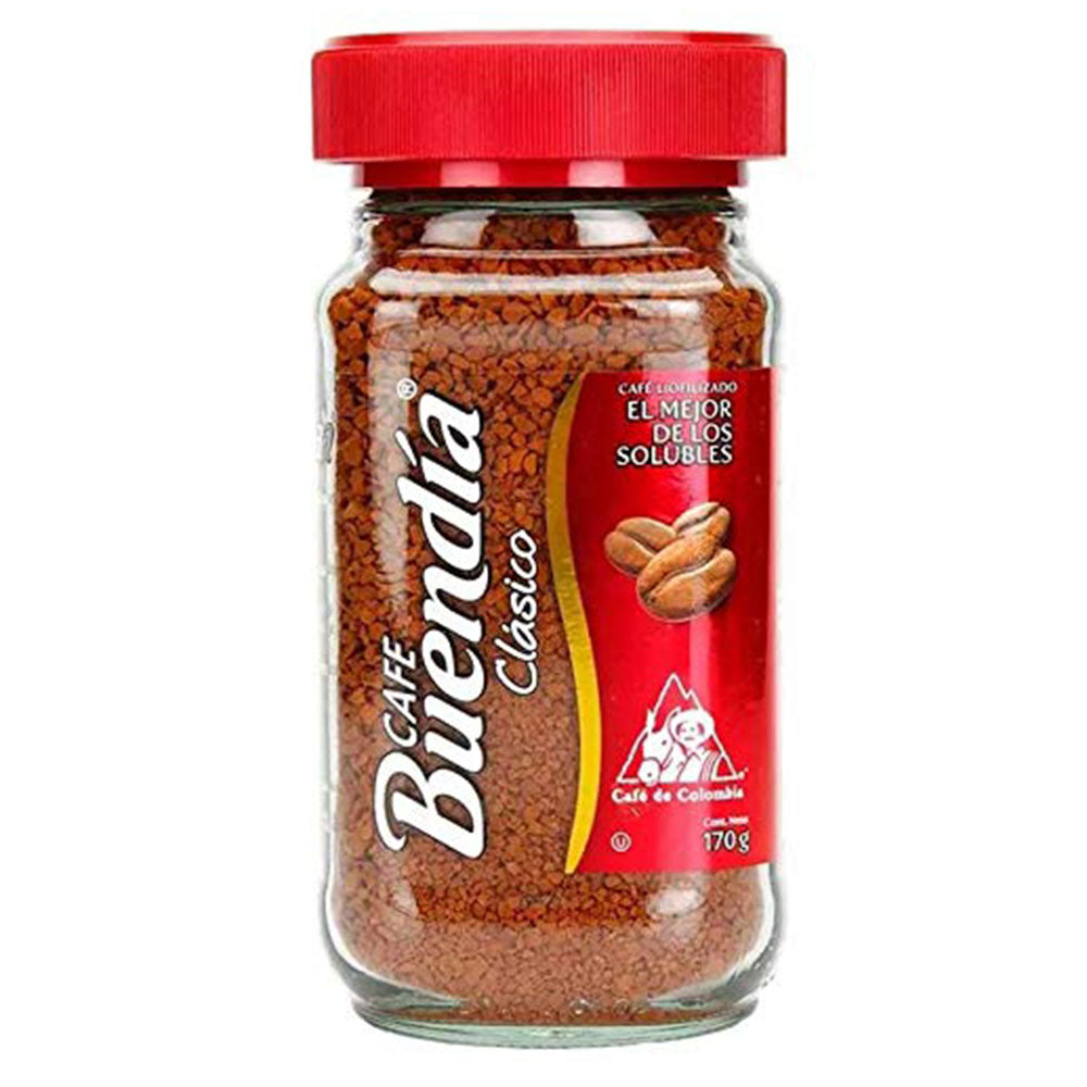 Café Buendía Clásico Instant Coffee – Colombian Coffee, 6 oz