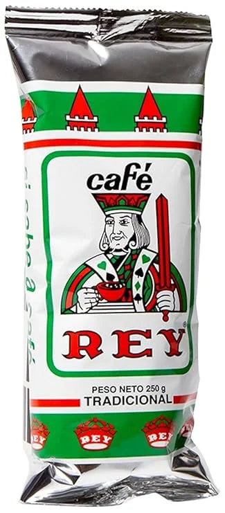 Café Rey Tradicional – Costa Rican Ground Coffee, 250g (Green Bag)