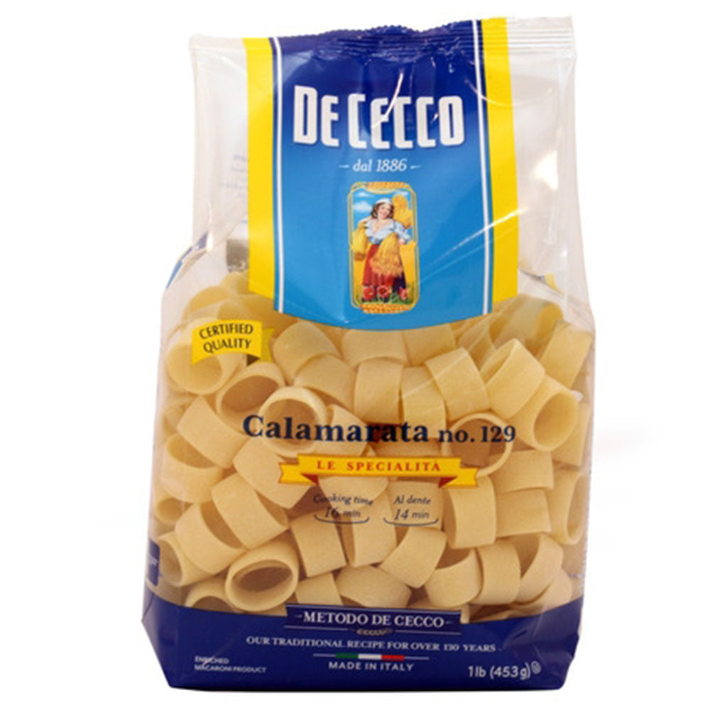 De Cecco Calamarata Pasta No. 129 (1.0 LB)