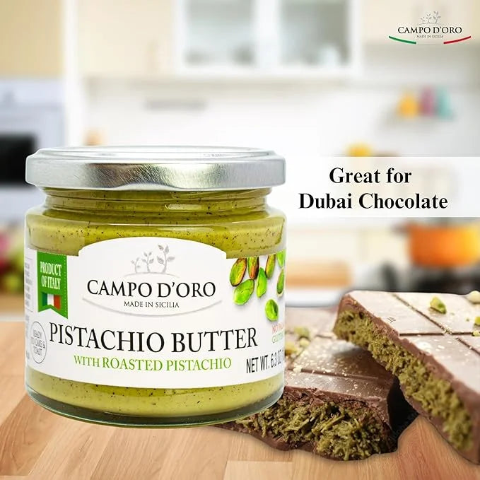 Campo D’Oro Sicilian Pistachio Butter – 6.3oz (180g)