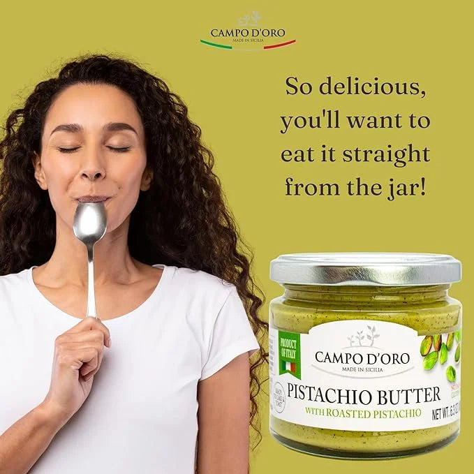 Campo D’Oro Sicilian Pistachio Butter – 6.3oz (180g)