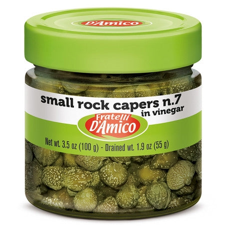 D’Amico Capers in Vinegar – 2.65 oz (75g)