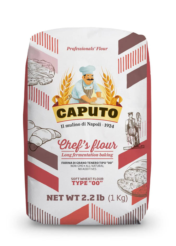 Caputo Chef’s Flour Tipo “00” – Italian Soft Wheat Flour, 2.2 lb Bag