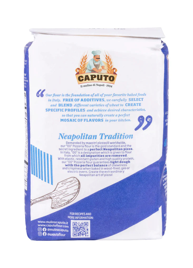 Caputo Pizzeria Type 00 Flour – Italian Pizza Flour, 2.2 lb Bag