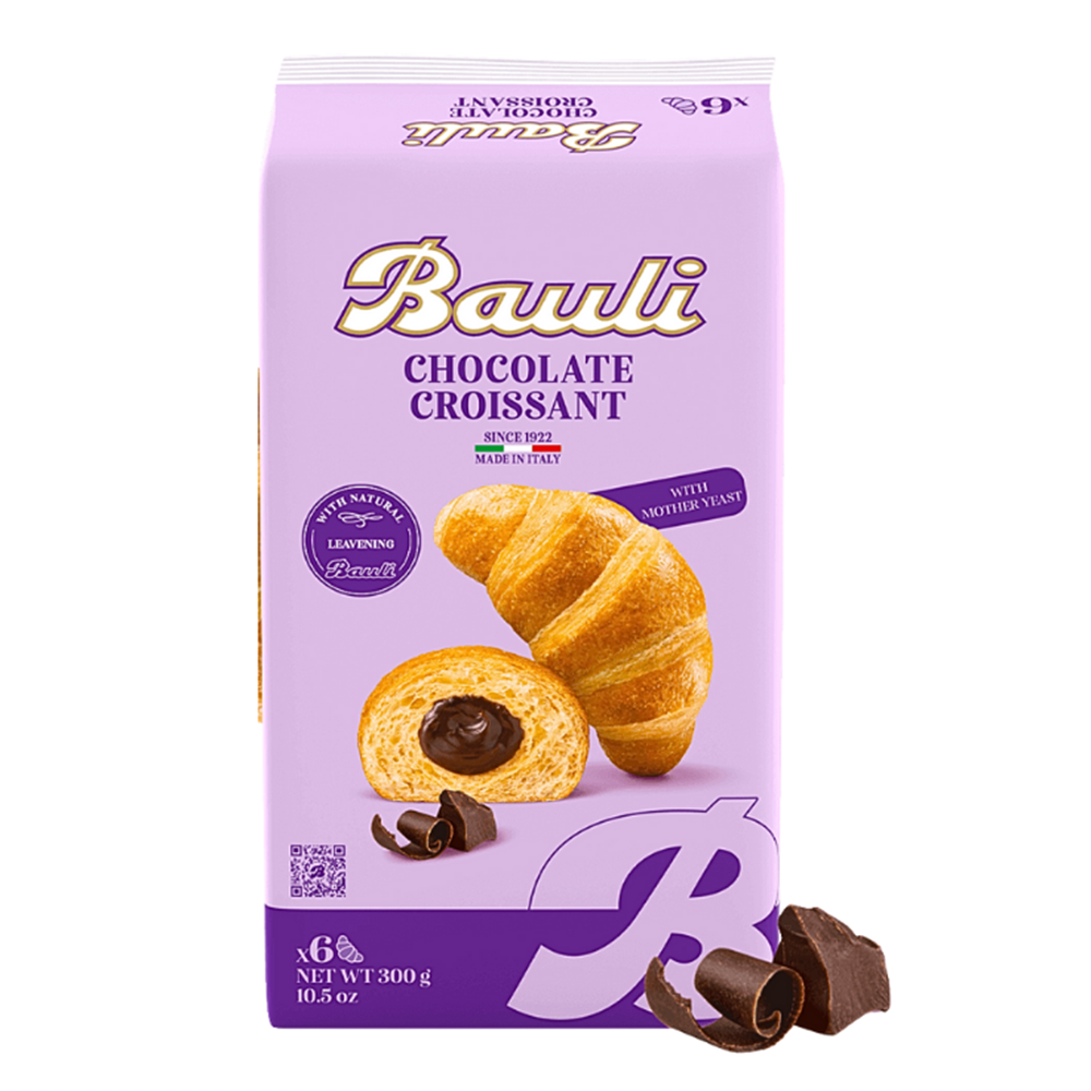 Bauli Chocolate Croissants (6-Pack, 10.58 oz) – Authentic Italian Pastry