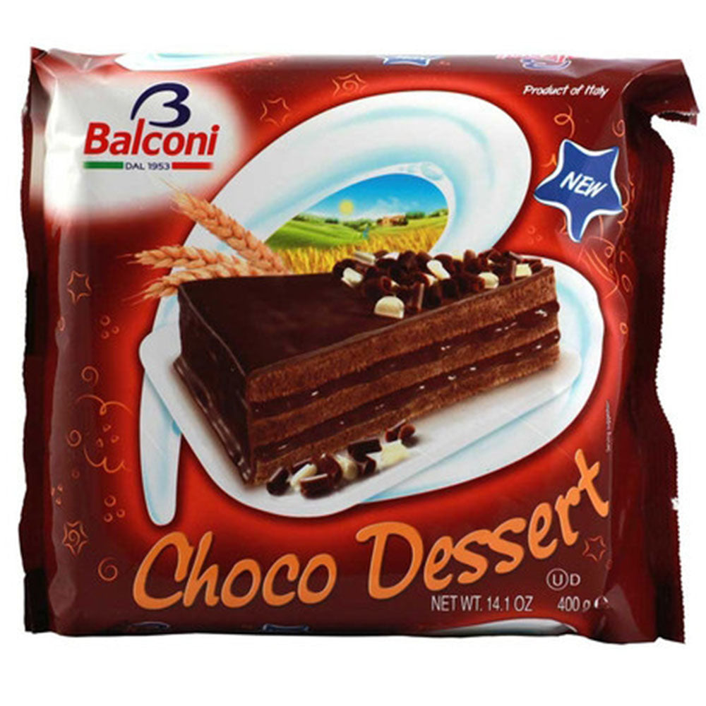 Balconi Choco Dessert - Italian Cocoa Sponge Cake 14.1 oz